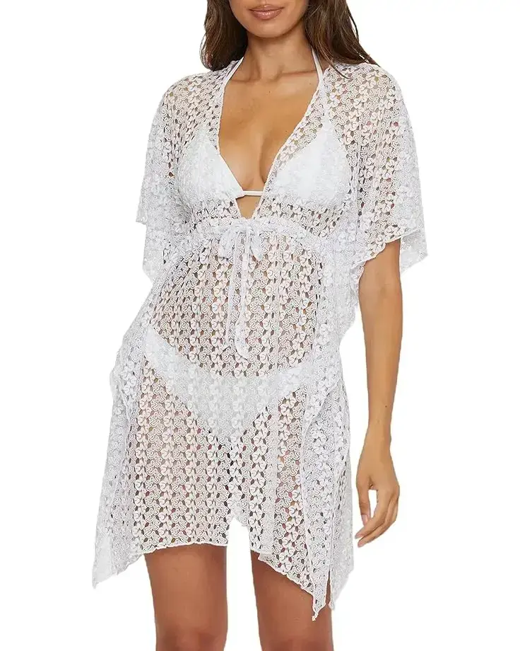 Women's BECCA Platinum Lace Crochet Tunic