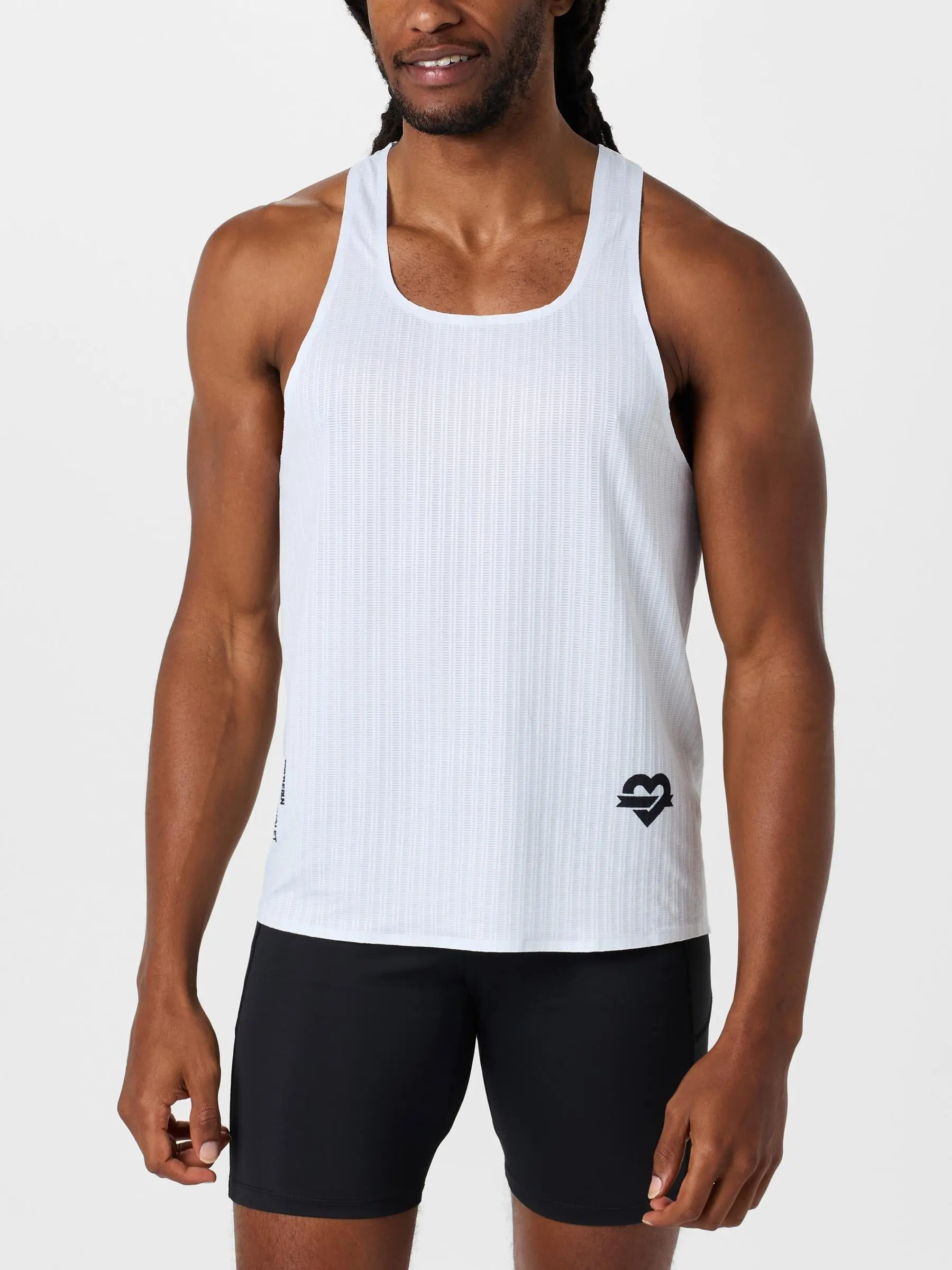 For the Run Men's Harper Frosted Singlet