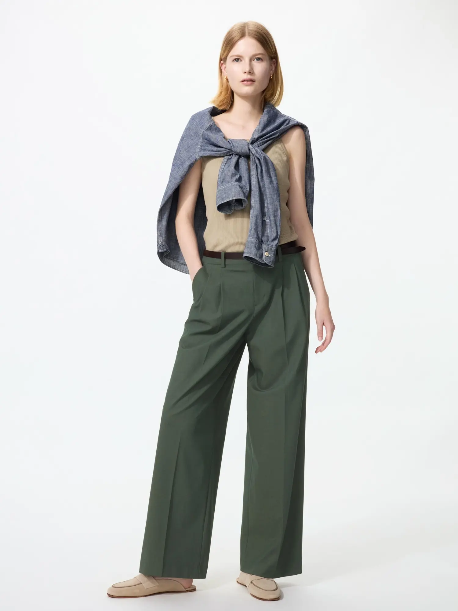 Smart Wide Straight Pants | Tall