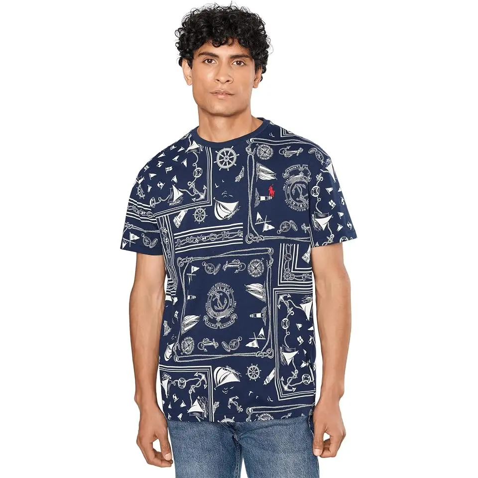 Classic Fit Bandanna Jersey T-shirt