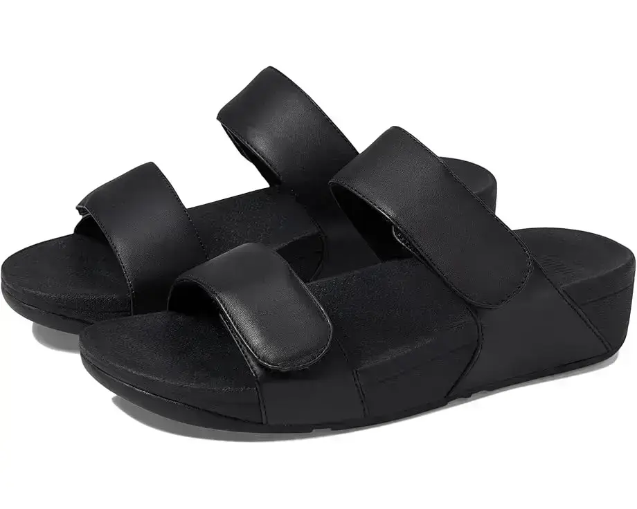 Women's FitFlop Lulu Adjustable Leather Slides