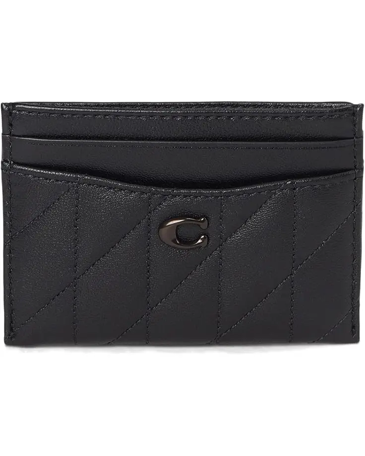 Women's COACH Quilted Pillow Leather Essential Card Case