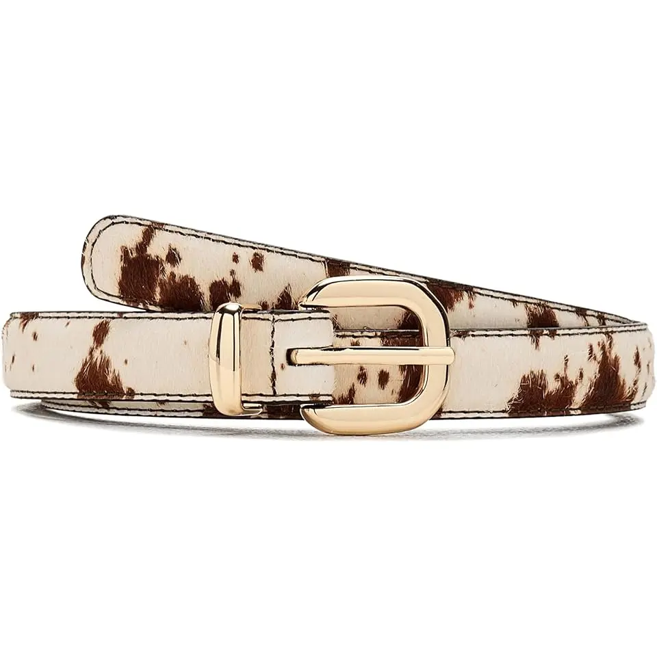 Cowhide Leather Western Belt