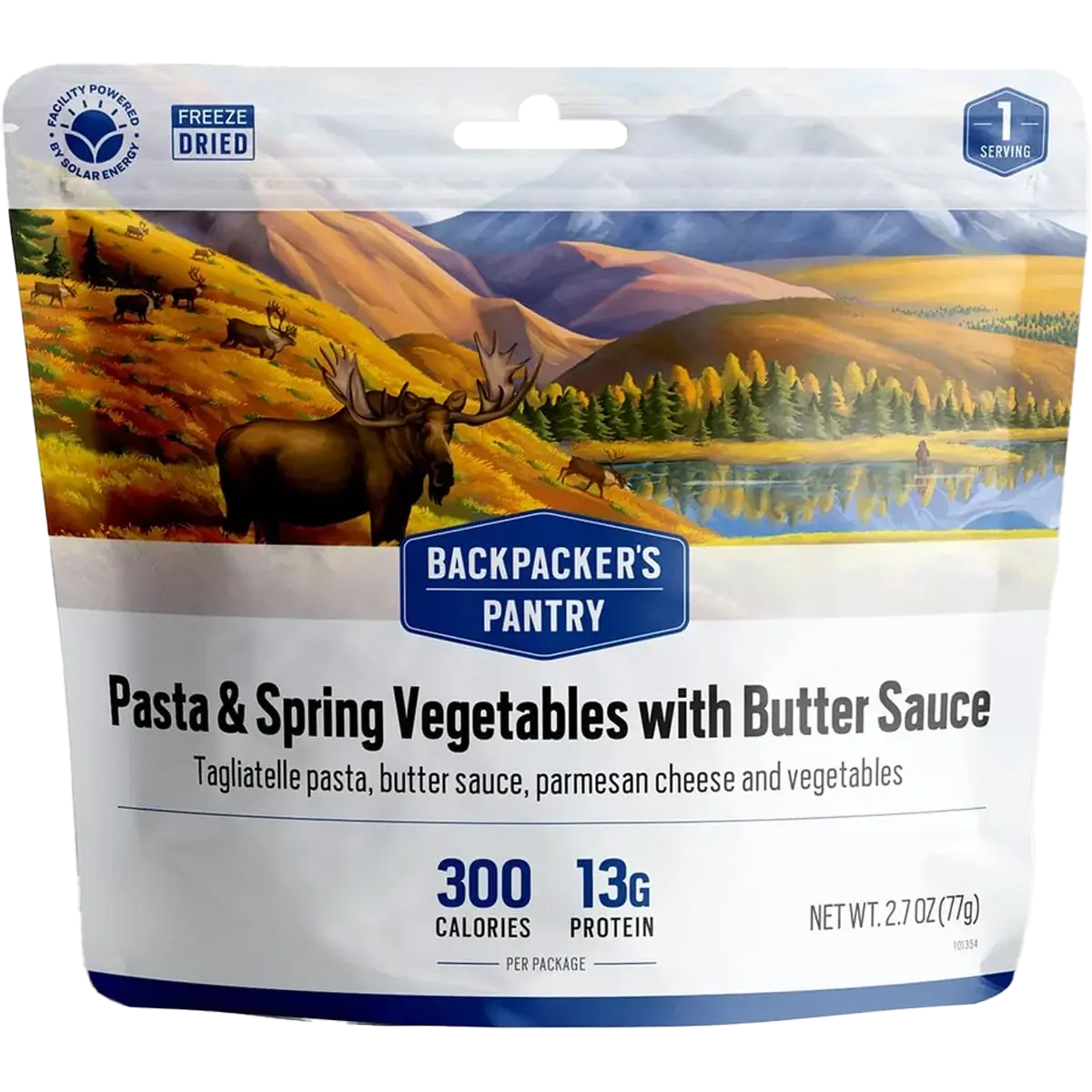 Pasta & Spring Vegetables with Butter Sauce (1 Serving)