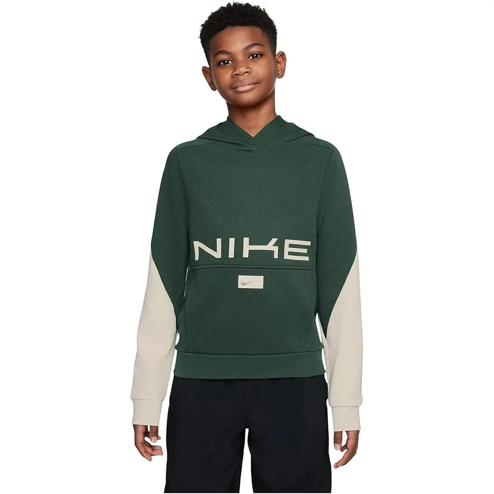 Multi Dri-FIT Fleece Pullover Hoodie (Big Kid)