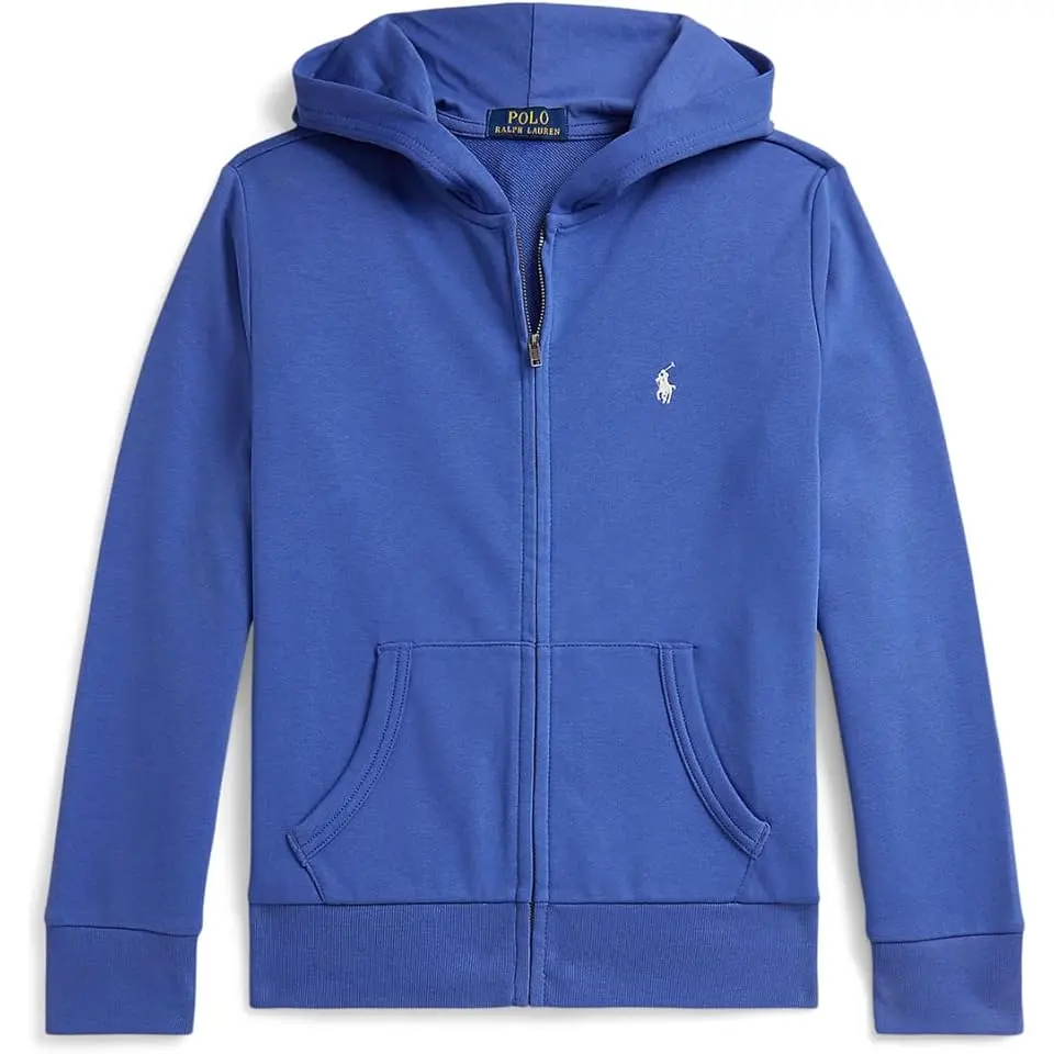 Logo French Terry Full Zip Hoodie (Toddler/Little Kid/Big Kid)