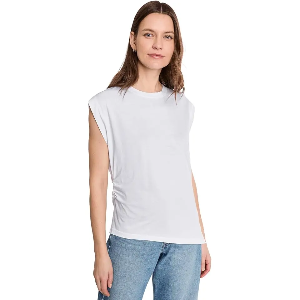 Pleated Muscle Tee