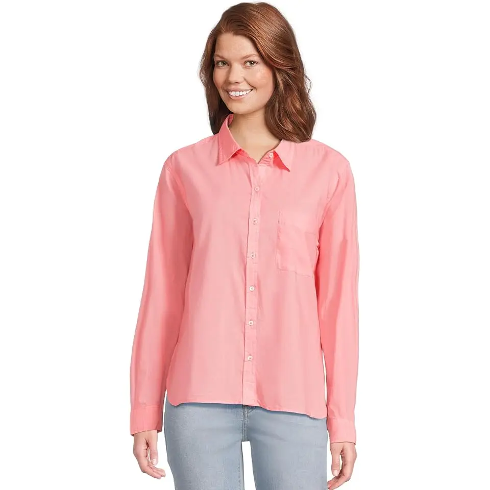 Relaxed Long Sleeve Button Down