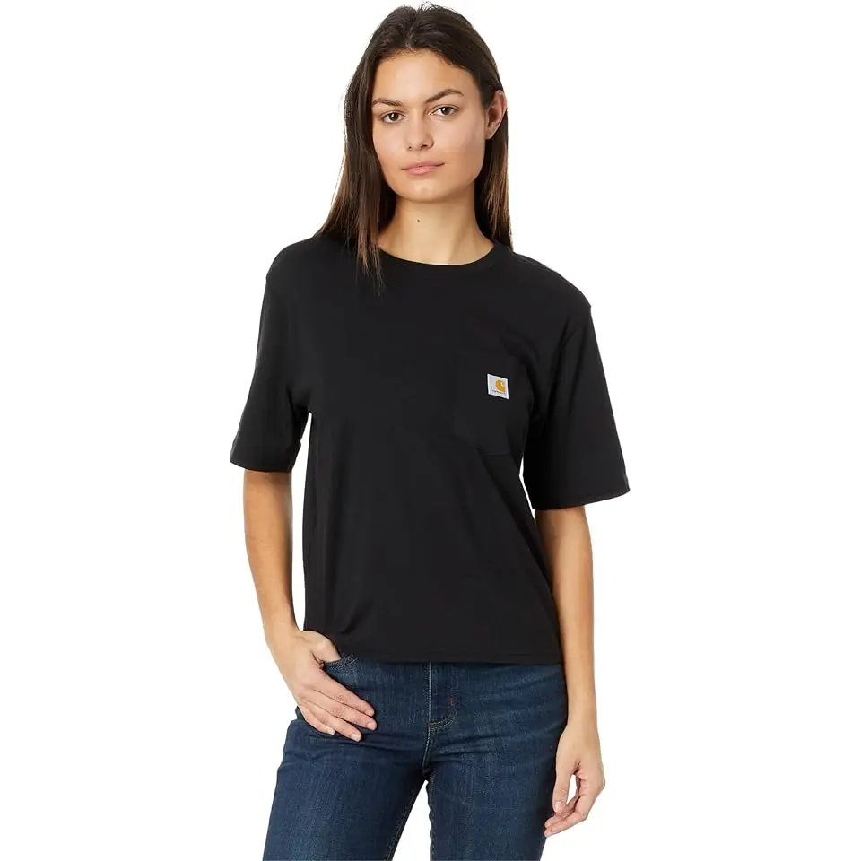 Loose Fit Lightweight Short Sleeve Crew Neck T-Shirt