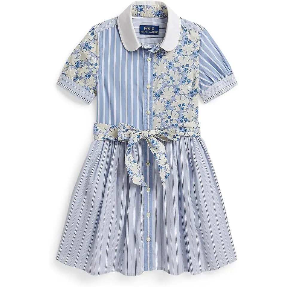 Cotton Poplin Fun Shirtdress (Toddler/Little Kid)