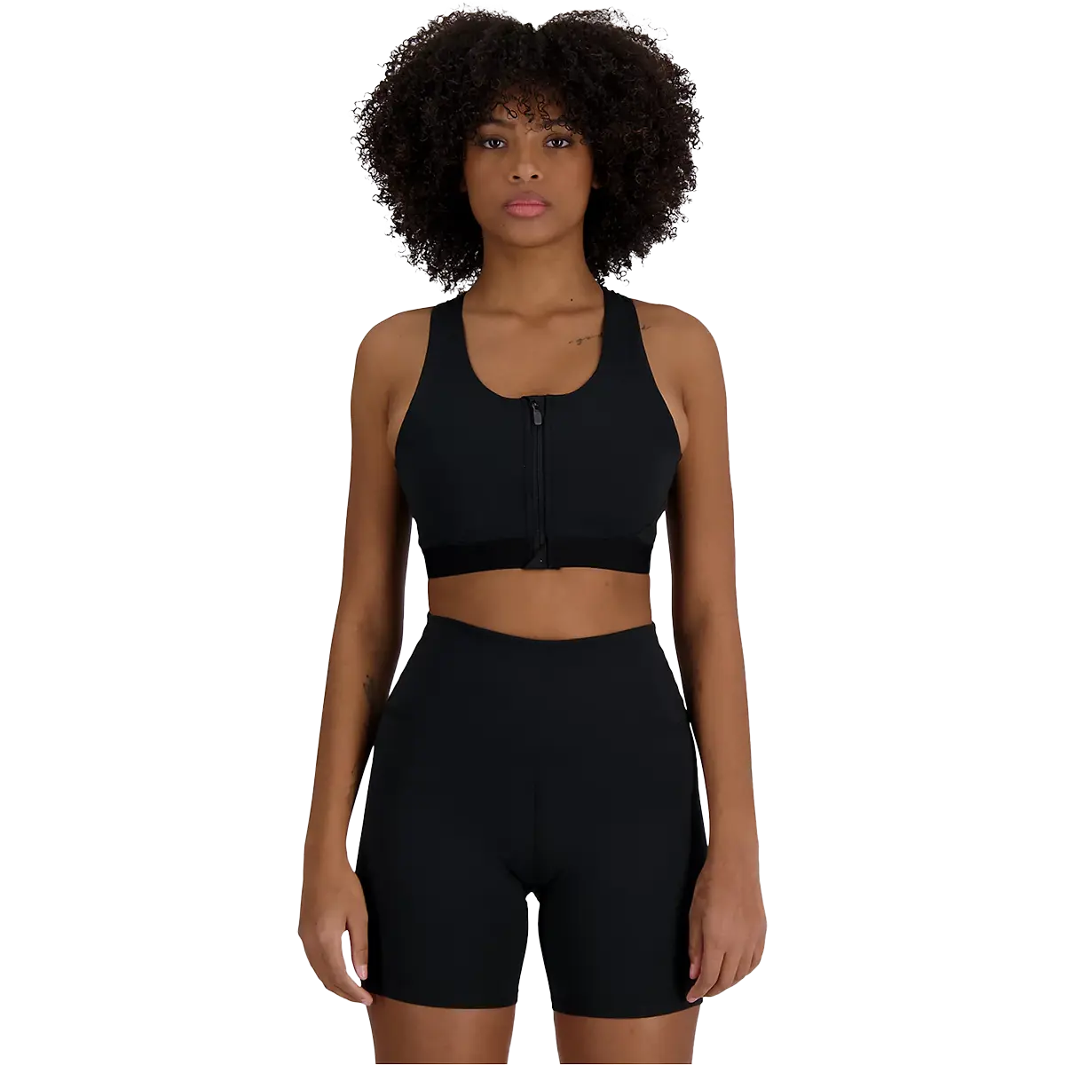 Women's NB Sleek Pocket Zip Front Bra