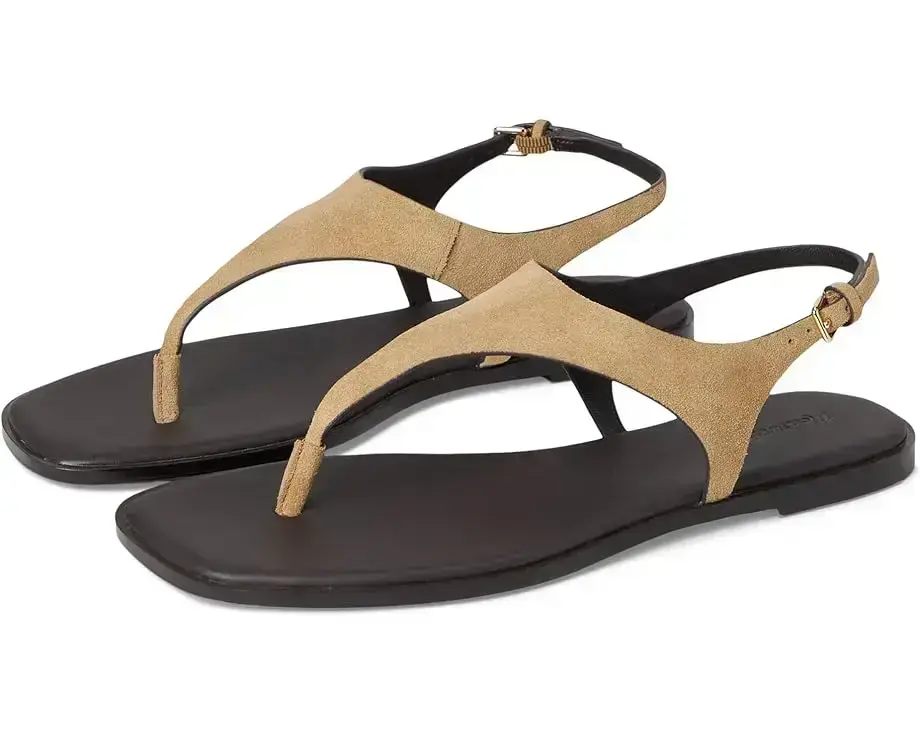 Women's Madewell Piaule Thong Ankle Strap - Suede