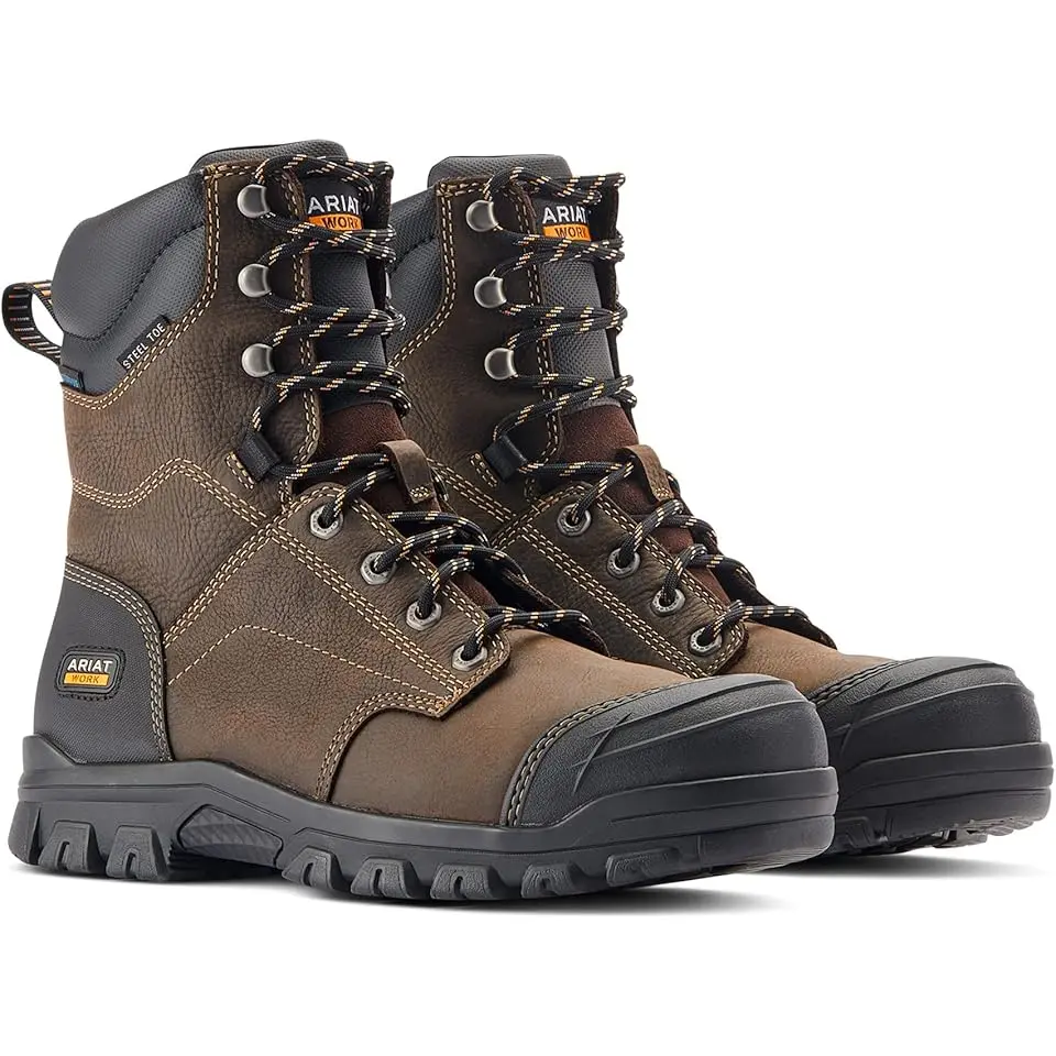 Treadfast 8" Waterproof Steel Toe Work Boots
