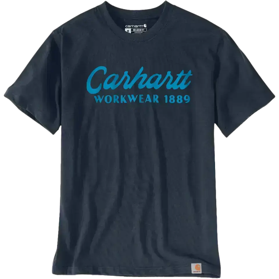 Men's Heavyweight Short Sleeve Script Graphic Tee