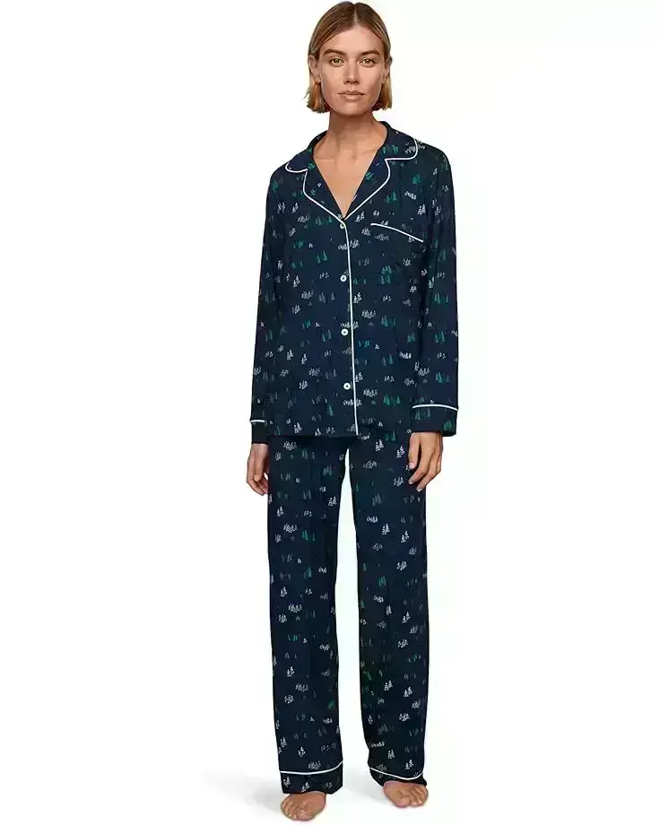Women's Eberjey Gisele Printed Long Pj Set