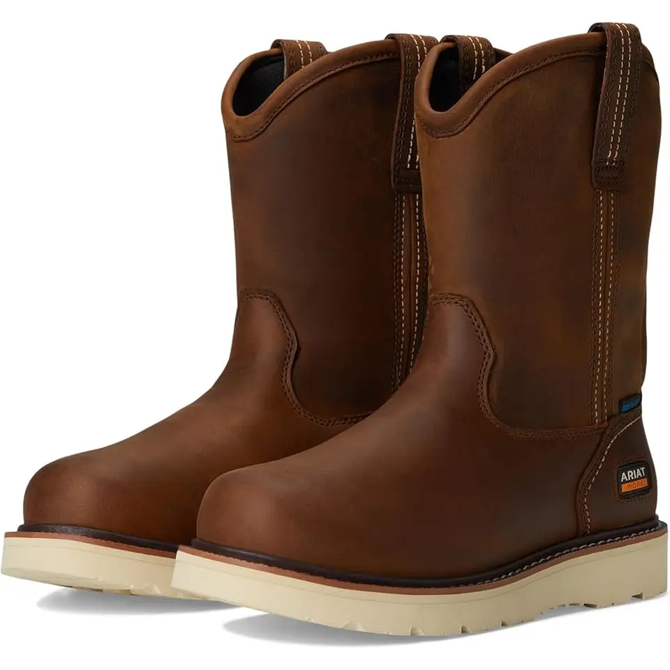 Rebar Wedge Pull-On Waterproof Work Boots