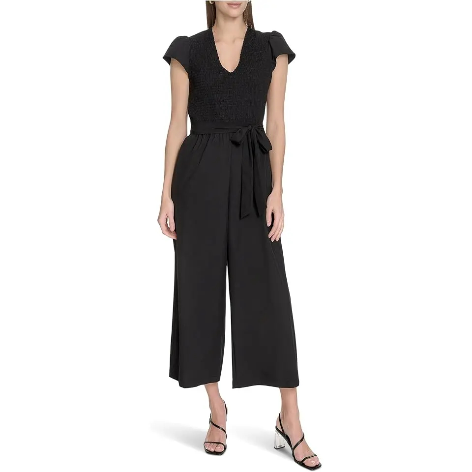 Smocked Commuter Jumpsuit