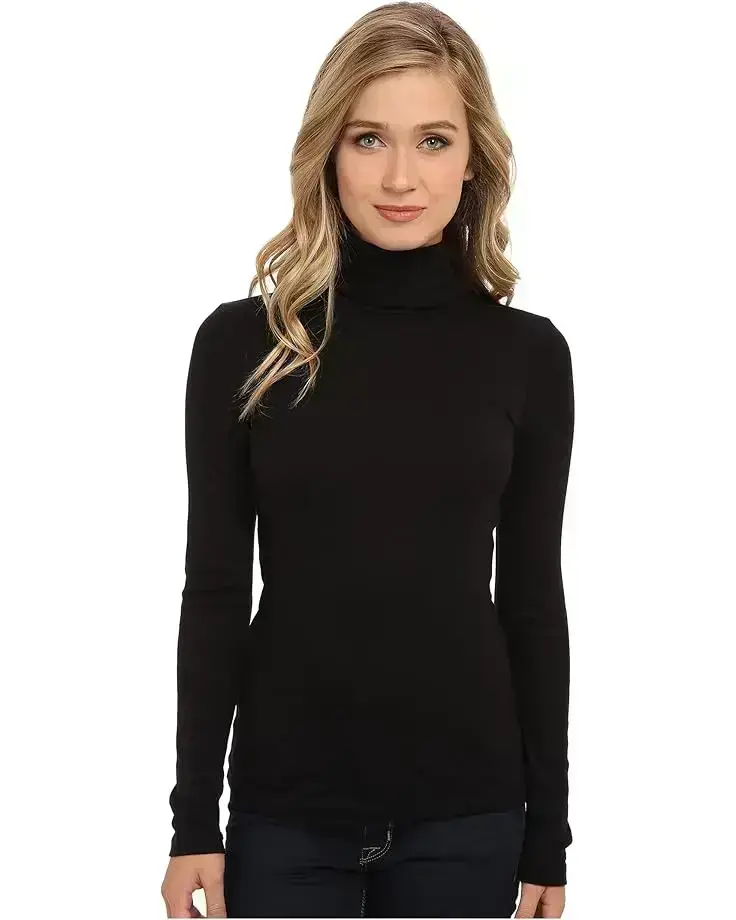 Women's Splendid 1x1 Classic Long Sleeve Turtleneck
