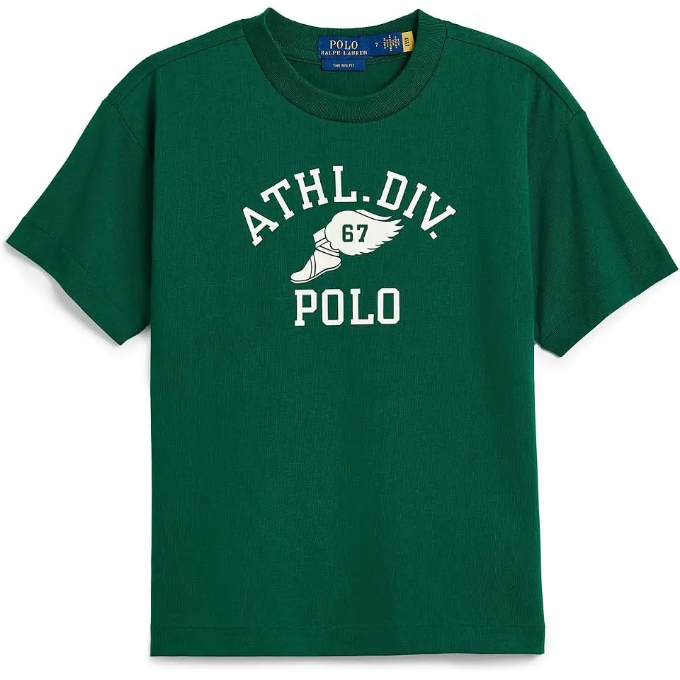 Big Fit Logo Cotton Tee (Toddler/Little Kid)