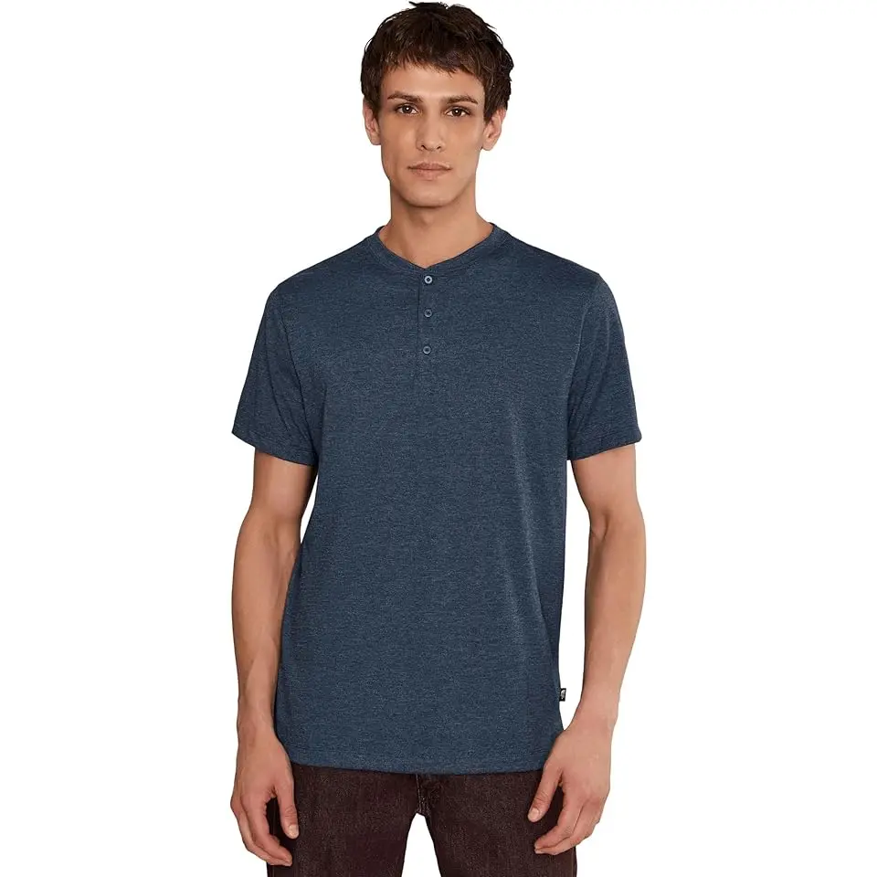 Tri-Blend Short Sleeve Henley