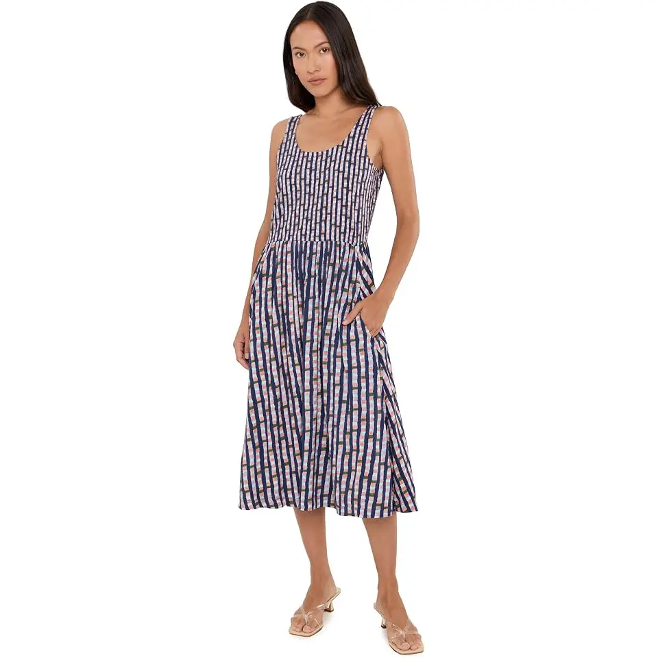 Petite NZT Reef Stripe Dani Dress