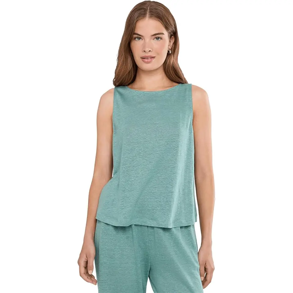 Oranic Linen Crop Tank