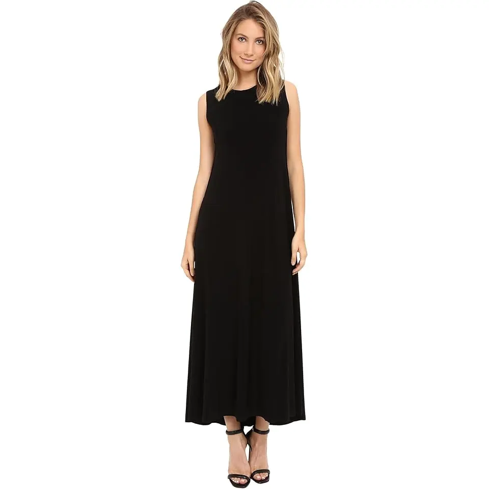 Sleeveless Long Swing Dress