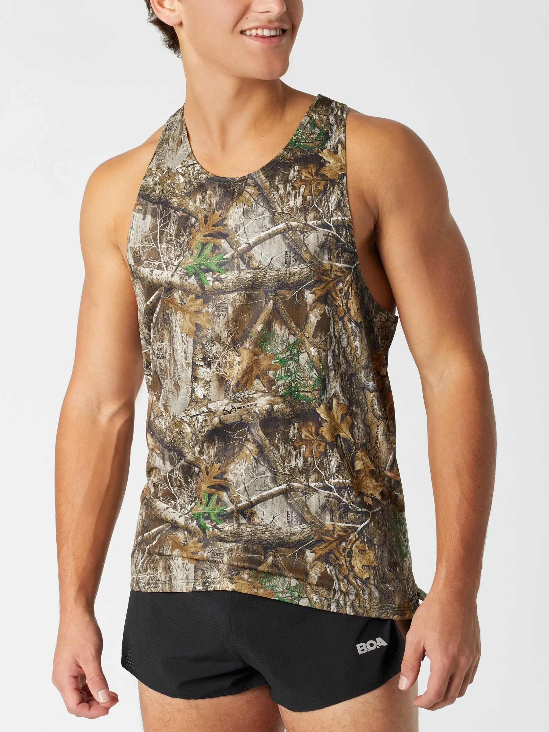 BOA Men's Vapor Lite Racing Singlet Realtree