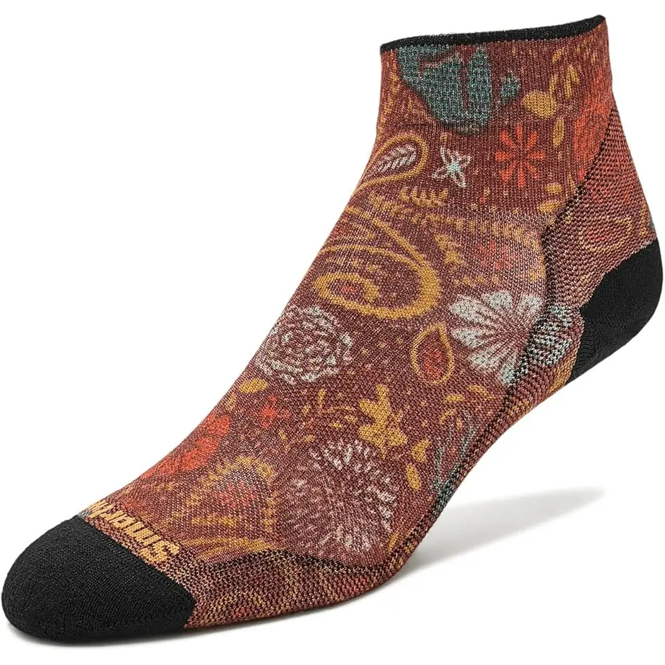 Bike Zero Cushion Paisley Print Ankle Socks