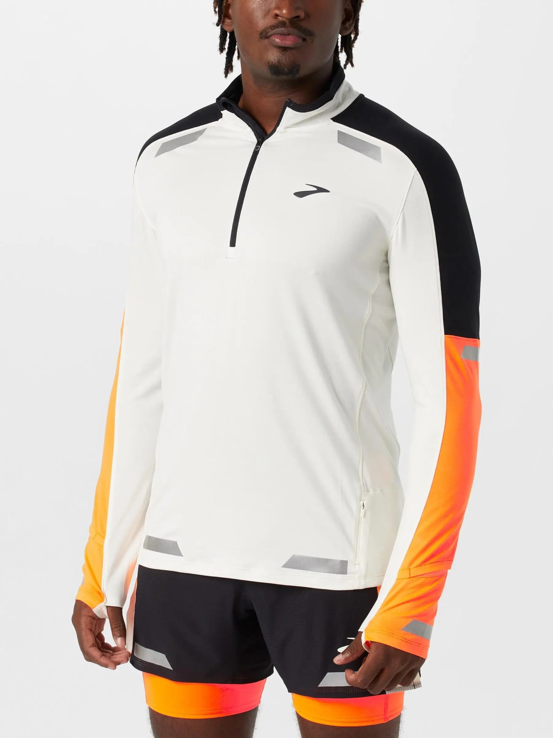Brooks Men's Run Visible 1/2 Zip 2.0