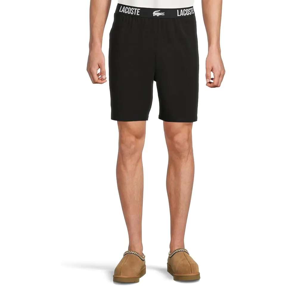 Graphic Waistband Pajama Shorts