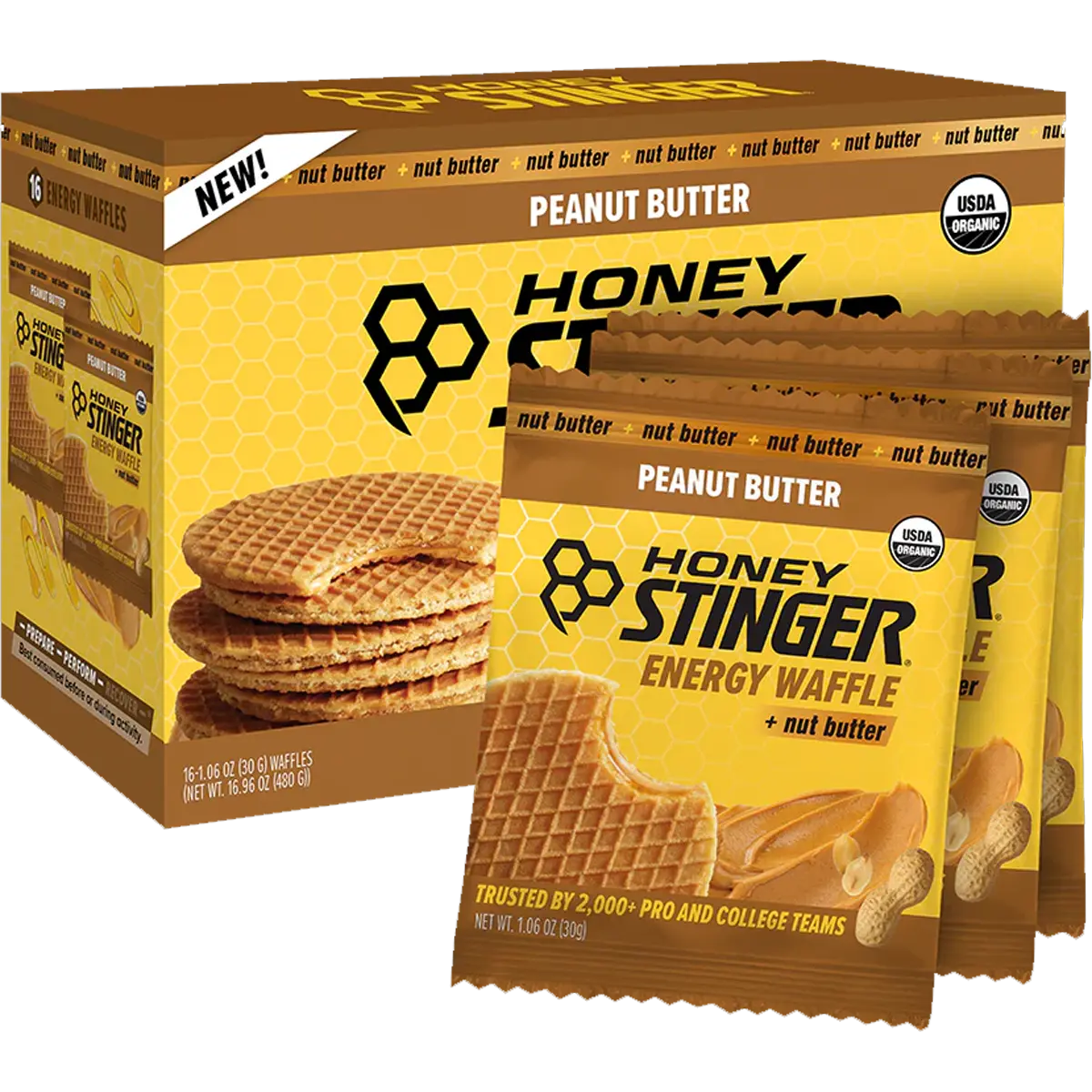 Organic Nut Butter Energy Waffles