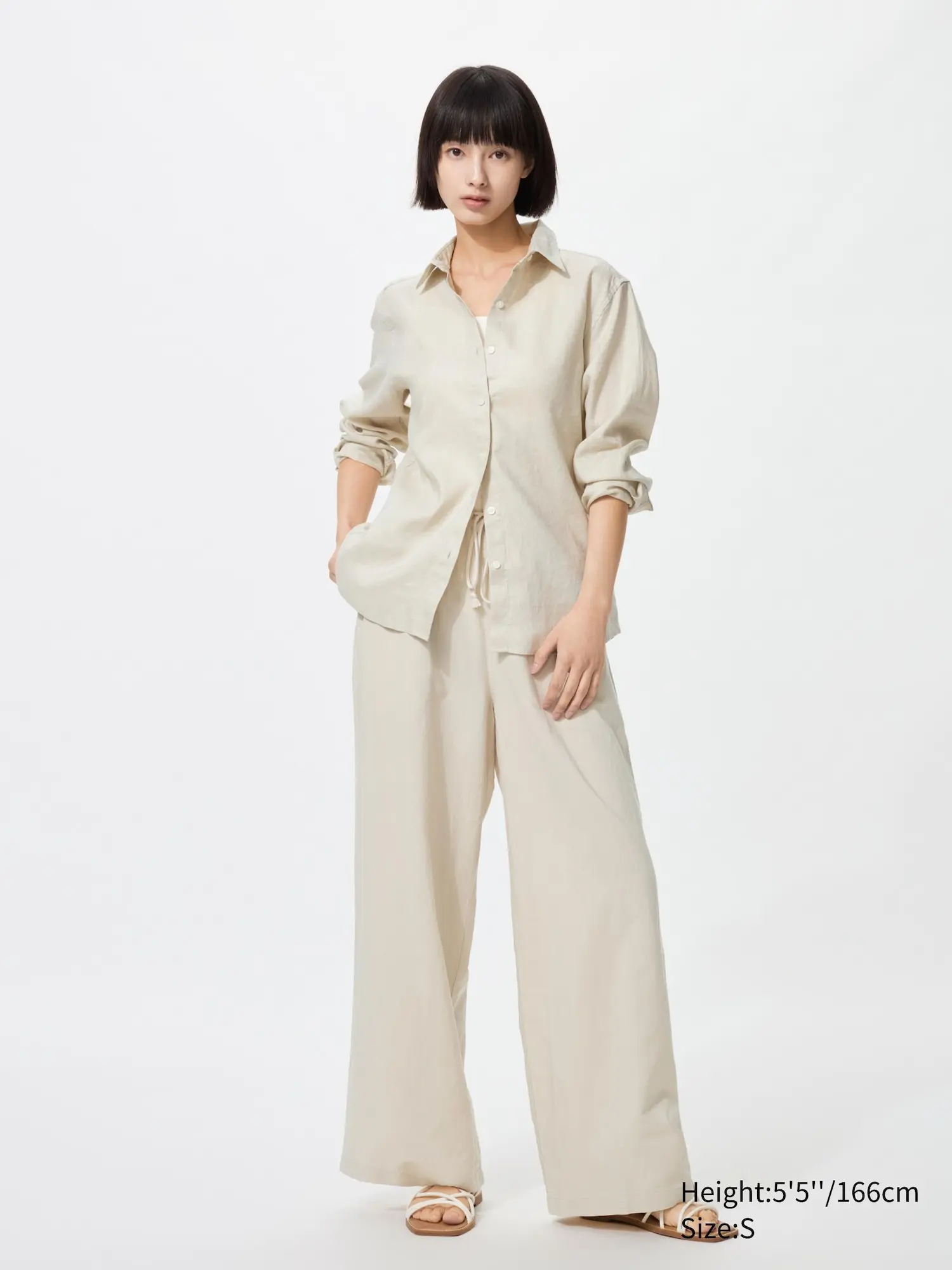 Women's Linen Blend Easy Pants