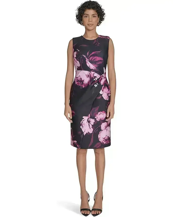 Women's Calvin Klein Scuba Floral Sheath