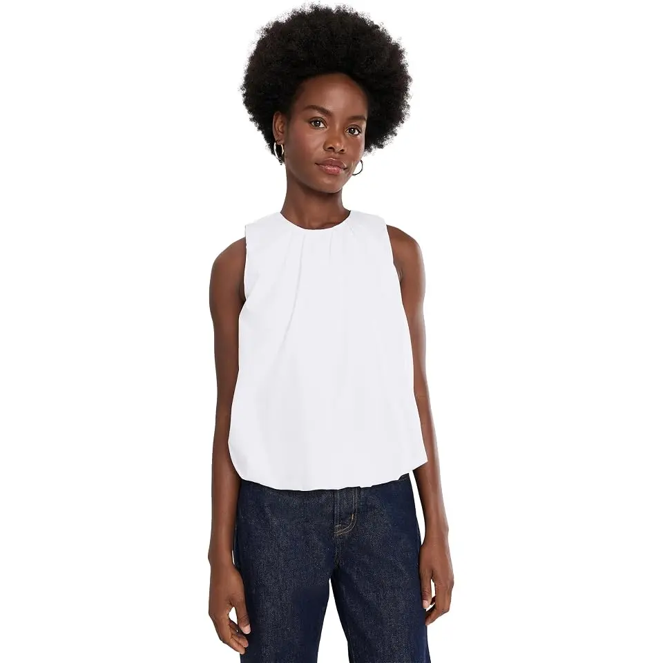 Sleeveless Bubble Top