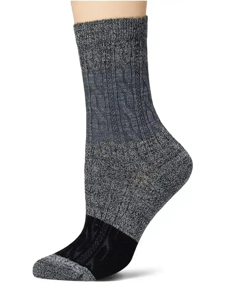 Women's Smartwool Everyday Color-Block Cable Crew Socks