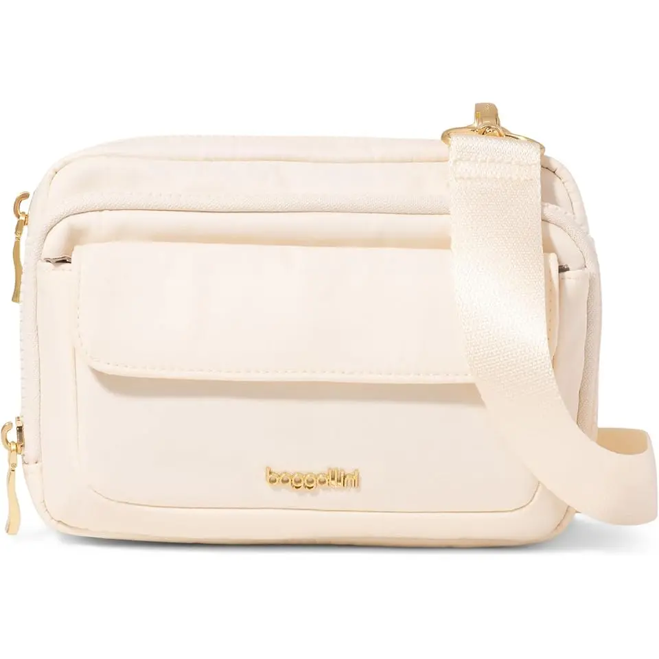 Modern Double Zip Crossbody