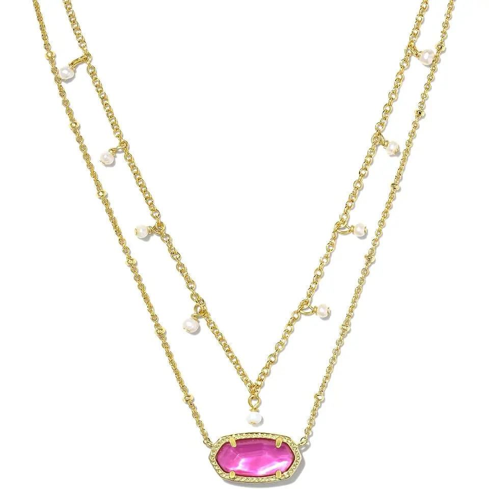 Elisa Pearl Multi Strand Necklace