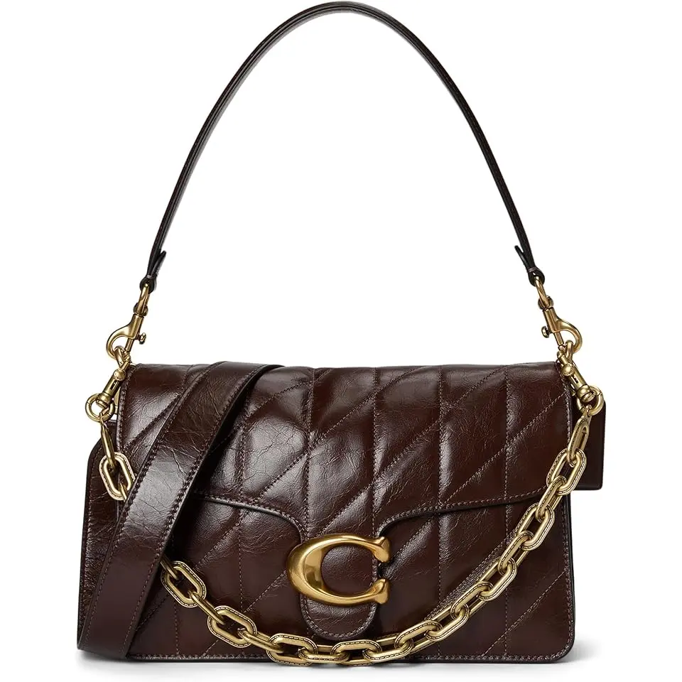 Chain Tabby Shoulder Bag With Quilting