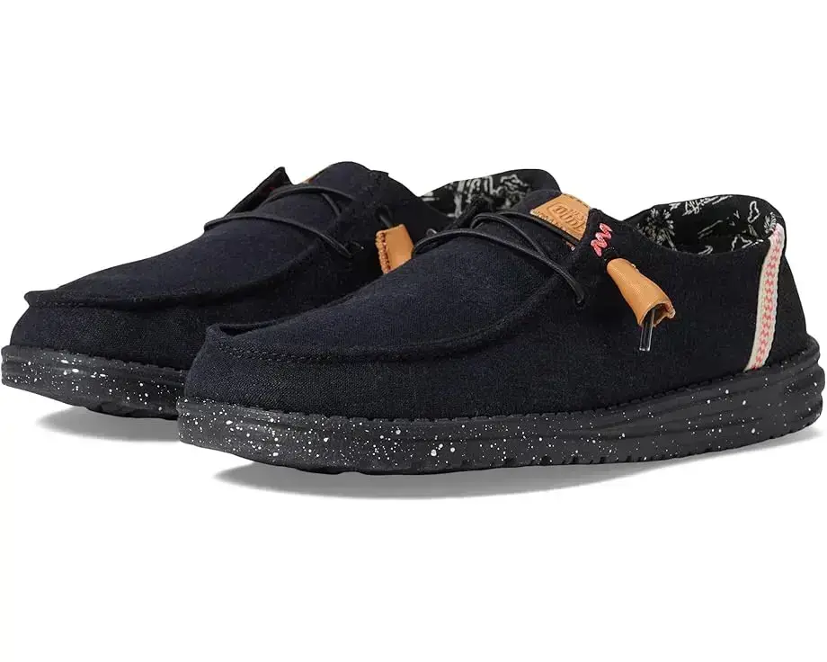 Women's Hey Dude Wendy Washed Canvas Slip-On Casual Shoes