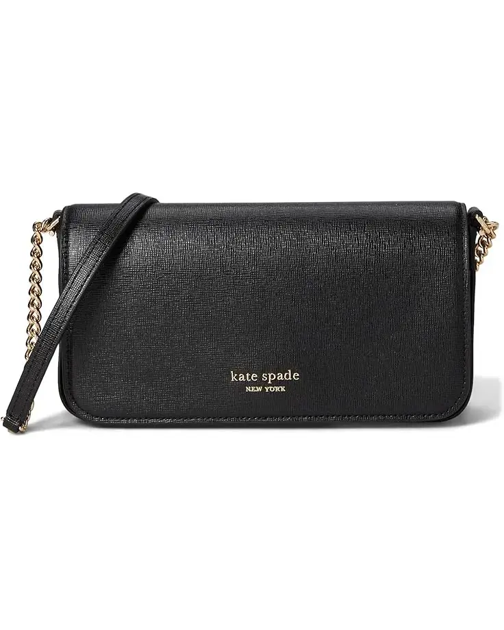 Women's Kate Spade New York Devin Saffiano Leather Flap Chain Wallet