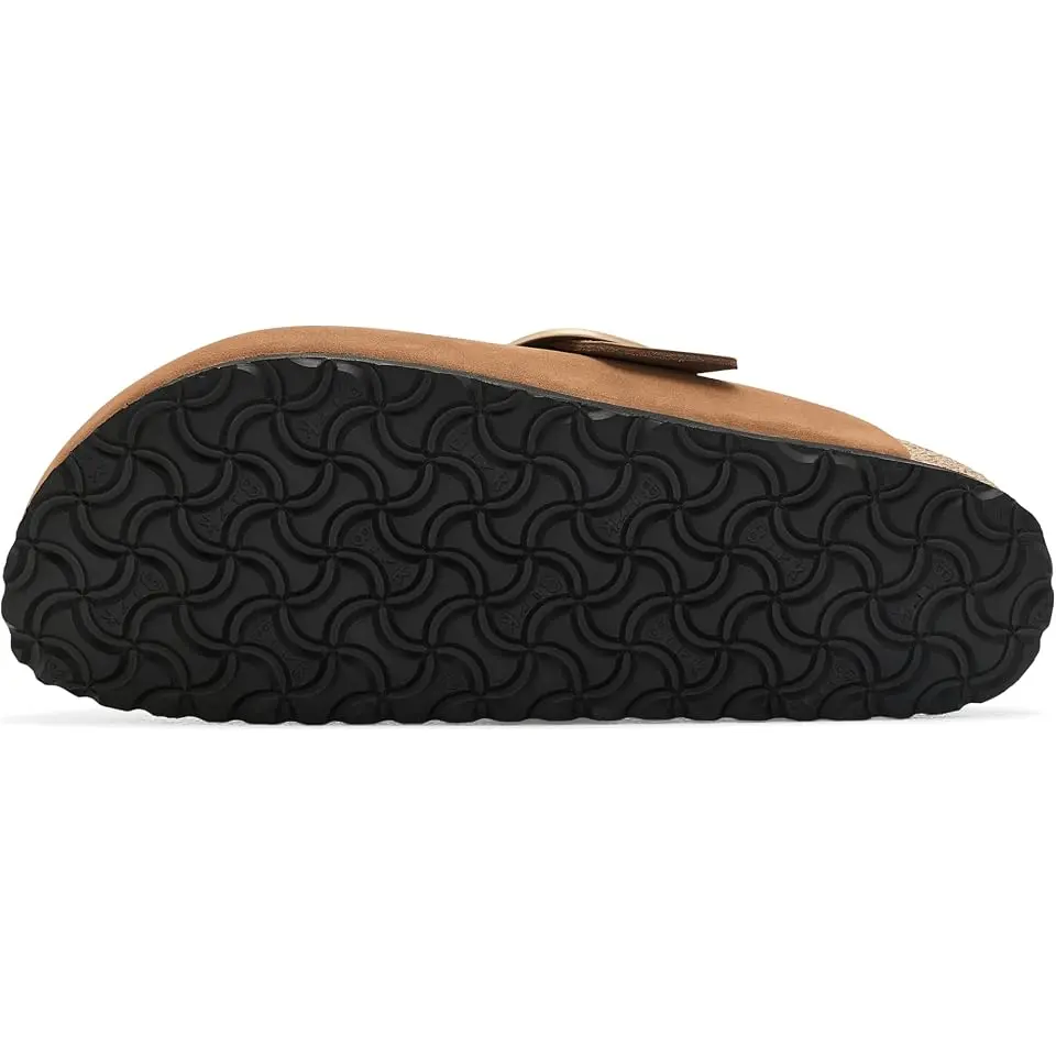 Boston Big Buckle Tonal Clog - Nubuck Leather