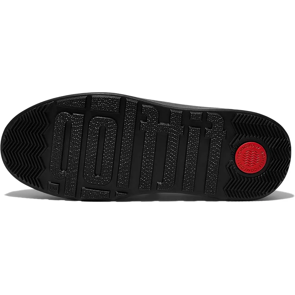 F-Mode Leather Flatform Penny Loafers
