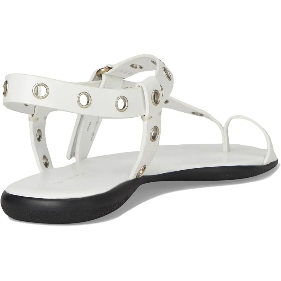 Eyelet Toe Ring Sandals