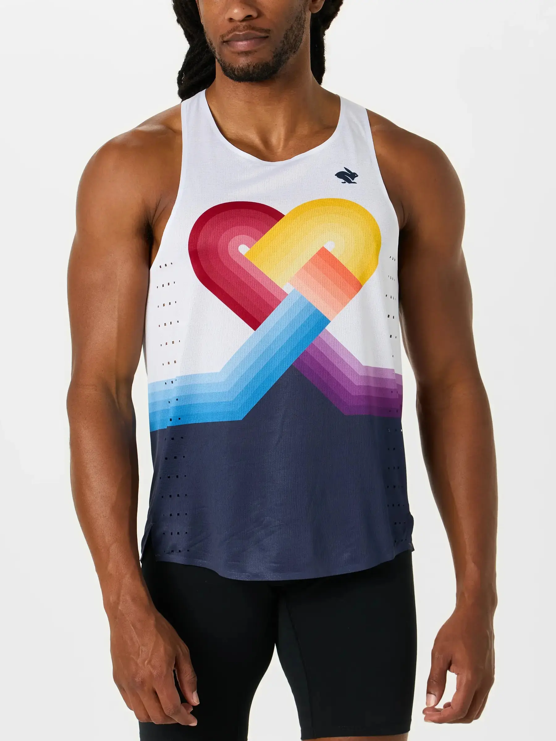 rabbit Men's Go Time Singlet LOVE