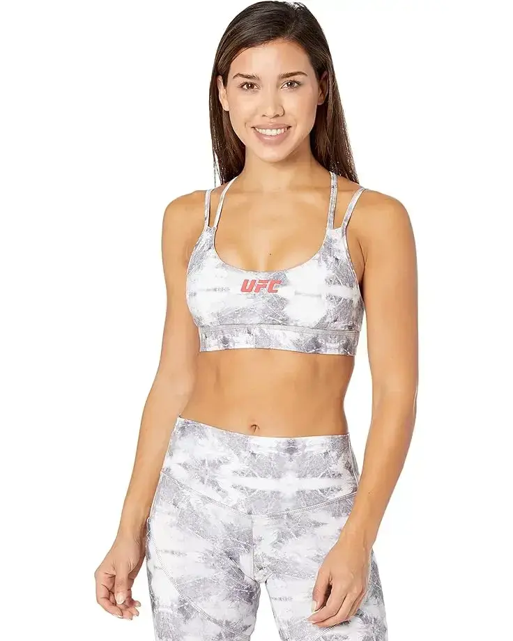 Women's UFC Quartz Print Strappy Sports Bra