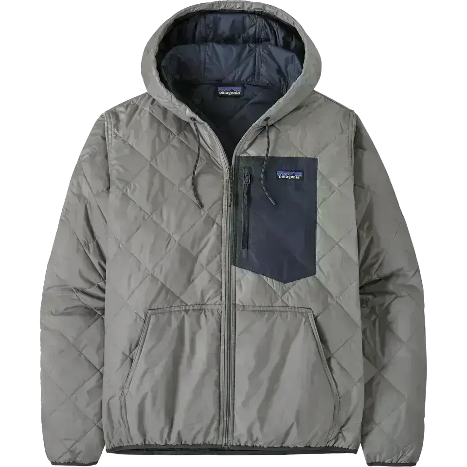 Men's Diamond Quilted Bomber Hoody