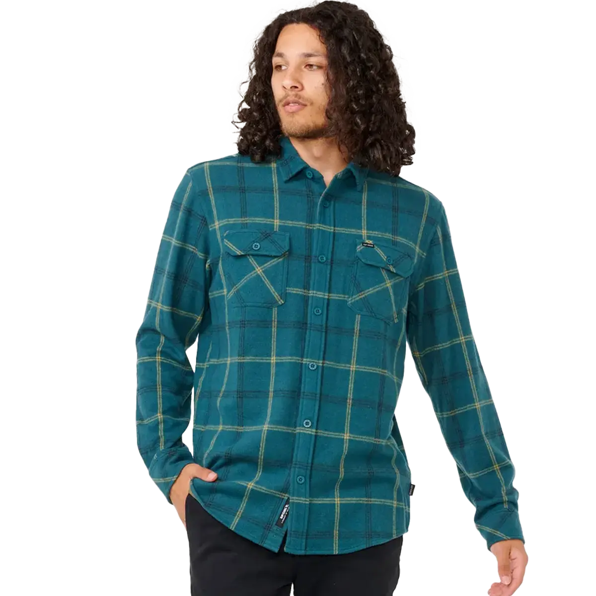 Men's Grid Long Sleeve Shirt
