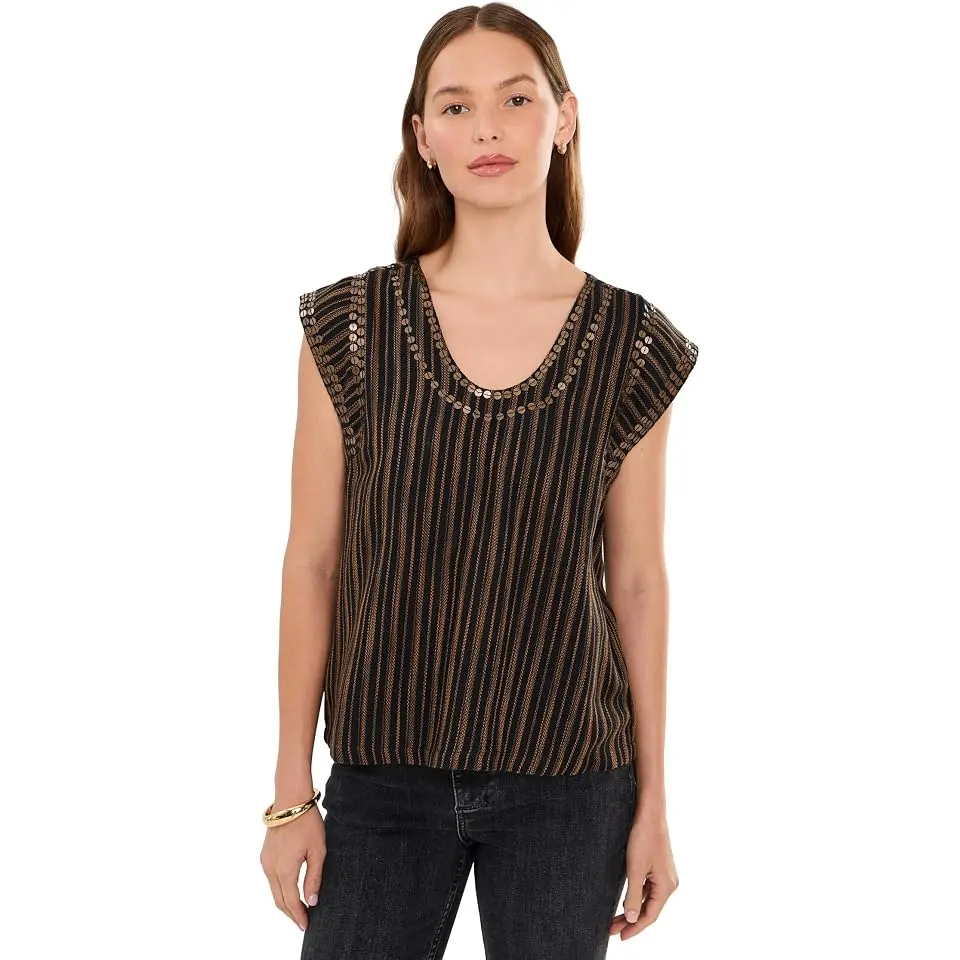 Outsider Embellished Shell Tops