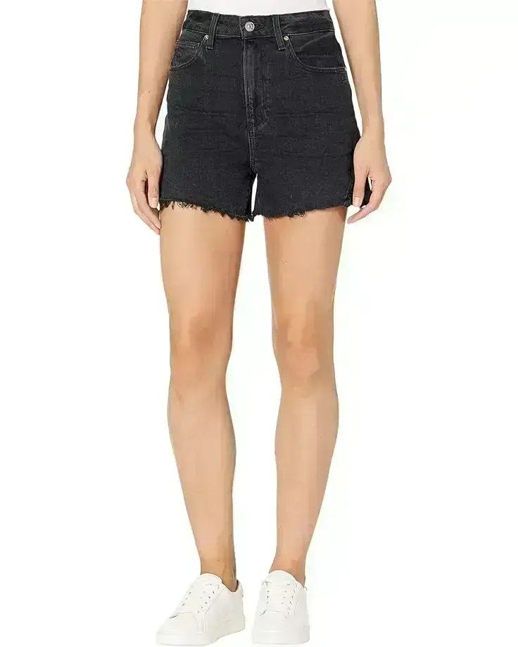 Women's Paige Dani Shorts in Dark Raven Destructed